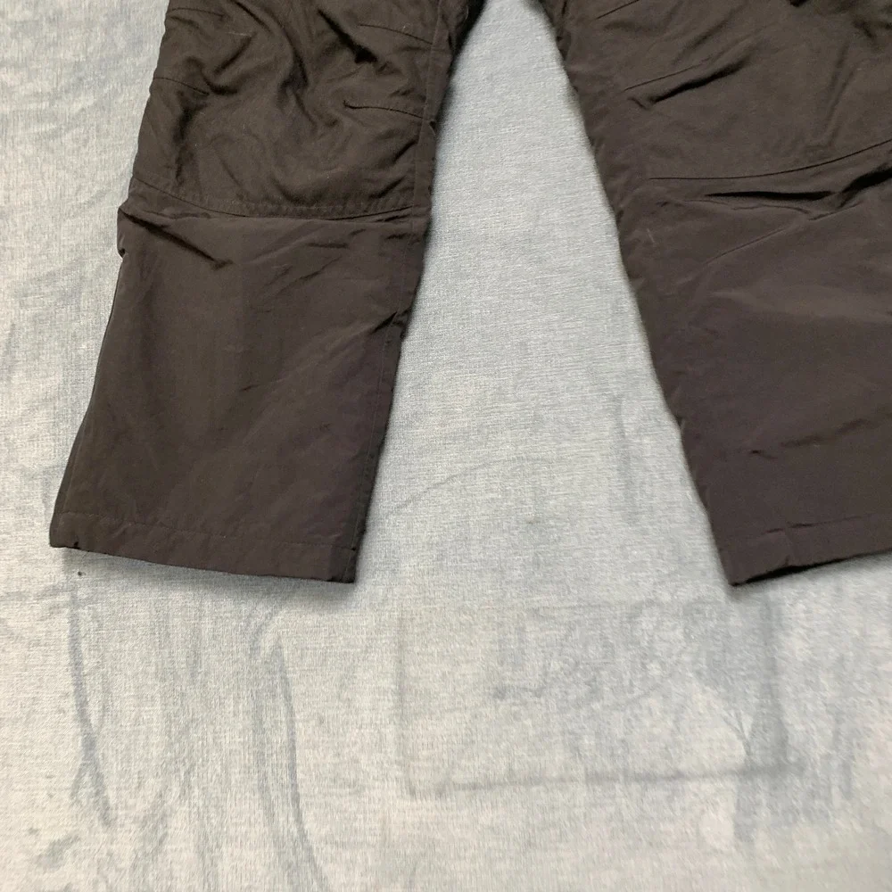Lands' End Snow Pants Youth 10H Black Pockets Cropped Waterproof Outdoor
